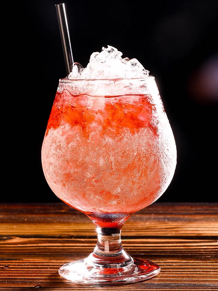 High quality size 500ml clear good brandy glass cup