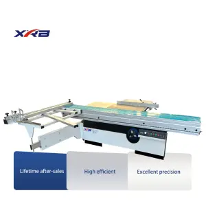 MJ6130 Carpenter Wood Cutting sliding table panel Saw Machine