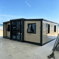 Usine de fabrication de maisons préfabriquées : Chambre, Salle de bain, Cuisine, Maison à 2 chambres et 1 salle de bain, Chambre pliante à double aile, à prix réduit