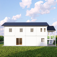 Maison conteneur préfabriquée modulaire à deux étages DAC 20 pieds 40 pieds avec chambre, cuisine et salle de bain pour hôtel et villa