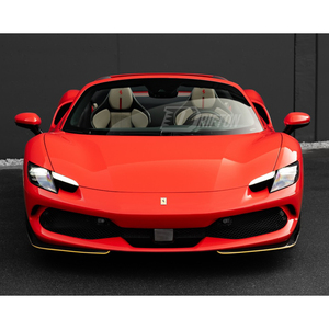 Tailormade Carbon Fiber Front <b>Splitters</b> <b>Lip</b> For Ferrari 296 GTB & GTS 2021-2025 NOVIT Style - Product Image 4