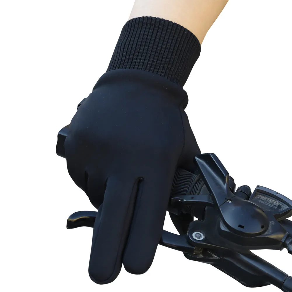 Custom logo warm touch screen gloves for men in winter