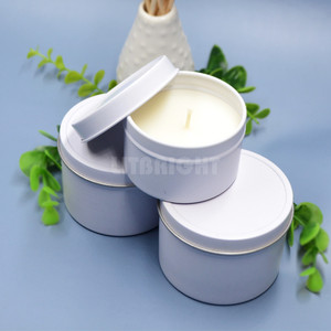 <strong>Popular</strong> Custom Fragrance Metal Round Can Tin <strong>Soy</strong> Wax Scented <strong>Candle</strong> for Home Decor Manufacture Wholesale Round Tin Jar <strong>Candle</strong>