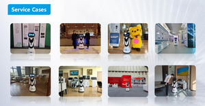 Anpassbarer AI Service <span class=keywords><strong>Robot</strong></span> Trading Kommerzielle Empfangs roboter Roboter assistent für das Bürogebäude des Hotel-Einkaufs zentrums - Product Image 5