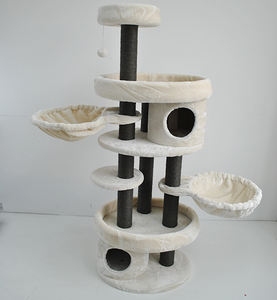 Poste para rascar con láser para gatos, árbol moderno de lujo y Rascador en U, hermosas camisetas altas, rueda de ejercicio, escalada barata de 200cm con cuerda - Product Image 6