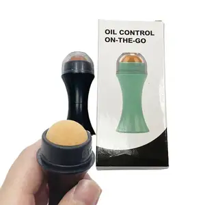 Home Beauty Skin Care Facial Oil Absorbing Washable Volcanic Stone 360 Oil-Absorbing Volcanic Face Roller