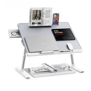 Supporto pieghevole verticale portatile all'ingrosso divano letto regolabile ventilato tavolo da scrivania multifunzionale pieghevole in alluminio per Laptop - Product Image 1