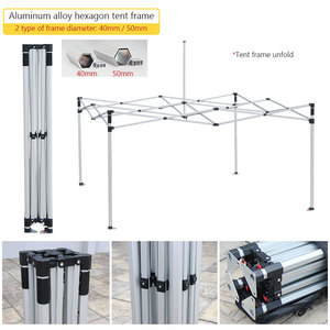 10x10 tùy chỉnh in quảng cáo khuyến mại Pop Up tổ chức sự kiện gấp nhôm triển lãm thương mại gazebo 10x10 Tán lều - Product Image 4