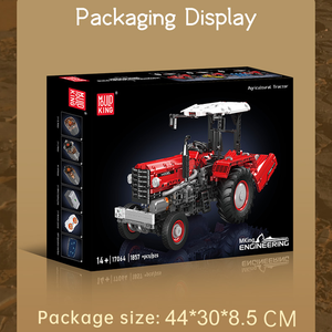 Moule <span class=keywords><strong>King</strong></span> 17064 Technicales Tracteur Agricole Fermier Voiture Blocs de Construction Ingénierie Série Briques Jouets pour Cadeau de Noël - Product Image 6