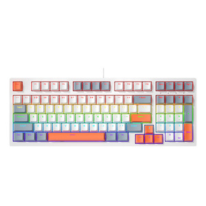 Clavier mécanique Dragonseed K98, clavier de jeu filaire rétroéclairé à 98 touches avec interrupteurs bleus et rouges - Product Image 5