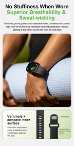 <span class=keywords><strong>Correa</strong></span> de Reloj de Fluororubber Luminosa y Versátil con Hebilla Magnética, Uso Diario sin Esfuerzo, Deportiva, Transpirable y a la Moda - Product Image 6