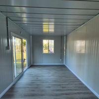 Casa Modular de Lujo de Estilo Moderno, Totalmente Personalizable, con Paneles Sándwich de Vidrio, Casa Contenedor Prefabricada