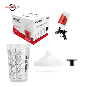 800CC boya püskürtme tabancası ile 1.3/1.7mm memesi PIsa fincan tankı araba tamir için araç bakım ürünü - Product Image 4