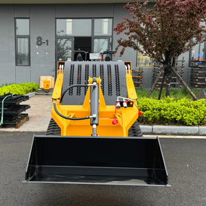Chinese Ce Epa 5 <b>Track</b> Walk Behind 380 Mini Skid Steer for Sale - Product Image 2