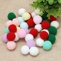 Balle interactive silencieuse en peluche élastique et écologique pour chat, sans fluorescent, pour jeu autonome et soulagement de l'ennui