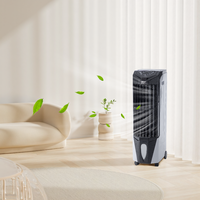Panneau de commande tactile à LED en plastique durable Portable Réservoir d'eau électrique 20L Ventilateur refroidisseur d'air évaporatif en nid d'abeille