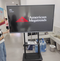 Écran tactile haute résolution et haute valeur, moniteur d'affichage interactif, tableau d'affichage intelligent pour les bureaux de démarrage