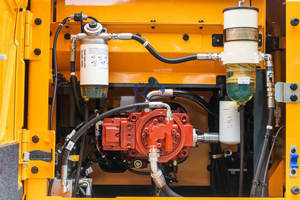 Hyundai HX220 Excavatrice sur chenilles d'occasion 22 tonnes Bonne condition Hyundai Construction Machinery 225LC 305-9t 385LC à vendre Moteur - Product Image 6