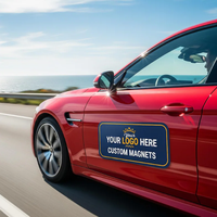 Autocollant de voiture en vinyle résistant aux UV, autocollant latéral de voiture imperméable pour la publicité