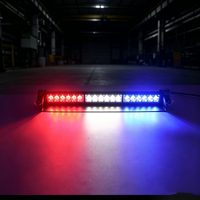 Lampe stroboscopique LED 18W à ventouse pour pare-brise avant et arrière, boîtier en aluminium, lumière d'avertissement pour véhicule, lampe de montage sur pare-brise
