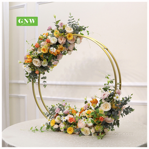 Boule de fleurs en soie Rose Pivoine pour centre de table de mariage, de remise de diplôme ou de Pâques, diamètre 70 cm - Product Image 4