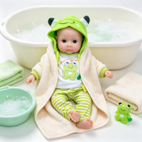 16 Zoll große, vollständig aus Silikon gefertigte Baby-Puppe für Hebammen- und Pflegeausbildung, gewichtete, lebensechte Neugeborenen-Puppe mit realistischem Gefühl und beruhigender Wirkung.