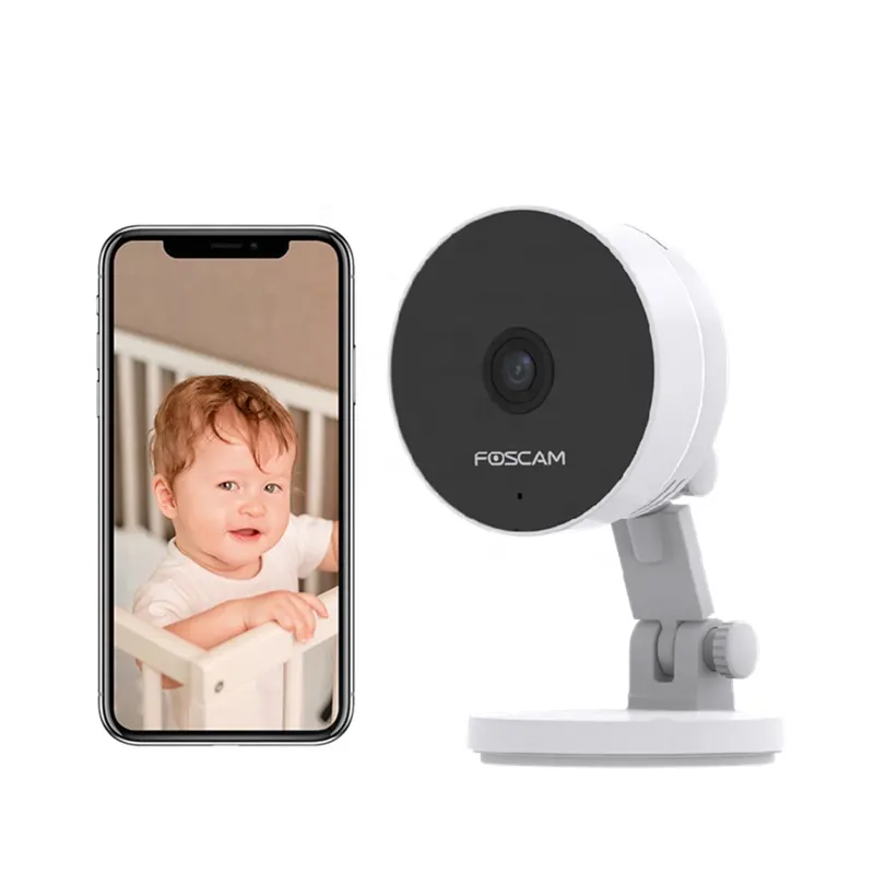 Foscam flexible baby camera wifi wireless 1080P camera baby alexa baby intercom monitor