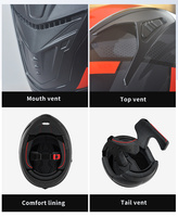 Casque Modulaire ABS AD Double Visière pour Adultes avec Bluetooth, Ouvert, Résistant aux Chocs pour Moto, Motocross, Conduite