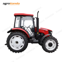 Tracteur agricole de grande taille 160 CV 4x4 avec cabine