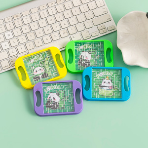 Jeu de labyrinthe de poche en plastique avec billes d'équilibre, motif Panda mignon, pour 14 ans et plus, avec des prix - Product Image 3