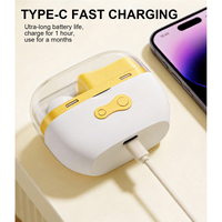 Coupe-ongles électrique automatique rechargeable portable 2 en 1, pour bébés, avec fonction de ponçage et de polissage, coupe en une seule touche pour les personnes âgées et les nouveau-nés