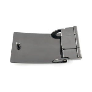 Hebilla de Cinturón para Hombre con Placa Lisa de Acero Inoxidable, Hecha de Metal, con Logotipo Personalizado - Product Image 3