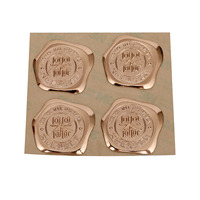 Autocollant TPU personnalisé imprimé par transfert thermique, résistant à la décoloration, avec motif en relief, étiquette adhésive d'usine pour emballage raffiné