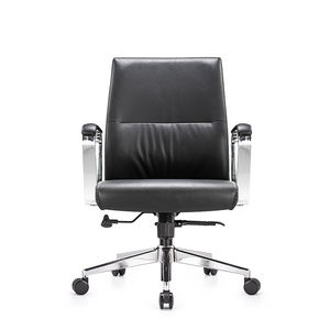 Кожаное кресло, удобное кресло-Босс, классическое офисное кресло со средней спинкой - Product Image 2