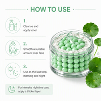 Crème en Capsules Apaisante et Fortifiante à la Centella Asiatica Coréenne OEM – Crème Hydratante Anti-âge CICA Apaisante pour le Visage