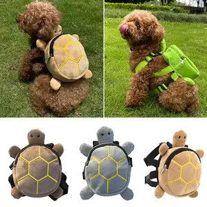 Nuovo arrivo Pet auto porta zaino a forma di tartaruga borsa regolabile per animali domestici Self-Carry Bag per piccoli cani medi che camminano