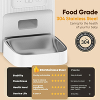 Comedero Inteligente para Mascotas OEM de 4L/7L, con Wifi, App Tuya, Temporizador Programable, Dispensador Automático de Comida para Perros y Gatos, Fácil de Limpiar