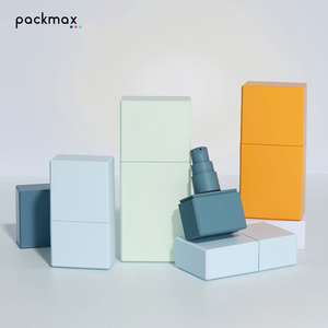 PETG Flat <b>Square</b> 100ml Lotion Bottle with Screw Cap – Empty <b>Plastic</b> Cosmetic Packaging <b>Container</b> - Product Image 3