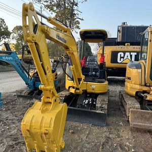 Mini-excavatrice sur chenilles hydraulique Komatsu PC35 d'occasion certifiée CE, haute qualité, 3,5 tonnes, bon état, modèle 2024, moteur - Product Image 3