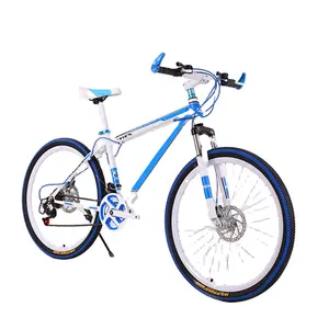 Mountain bike bicycle adult female student 26 inch 27 variable speed aluminum alloy double disc brake integrated wheel bicycle