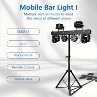 Équipement DJ Disco de Haute Qualité, Barre LED Professionnelle Portable 5-en-1, Projecteur Stroboscopique à Tête Mobile pour Fêtes et Clubs