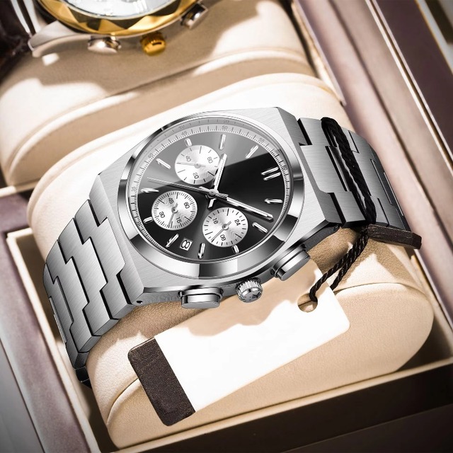 Watch for Men Luxury Top Brand High Quality Sport Stainless Steel Gold Custom logo Waterproof Wholesale Wristwatch Factory Price
