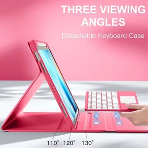 Étui <span class=keywords><strong>clavier</strong></span> sans fil magnétique en cuir pour tablette <span class=keywords><strong>Lenovo</strong></span> Tab P12 12.7 TB-370FB TB-371FC avec stylet et <span class=keywords><strong>clavier</strong></span> - Product Image 6