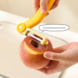 Éplucheur de <span class=keywords><strong>pommes</strong></span> de terre manuel 3 en 1 en acier inoxydable durable, grattoir à fruits, éplucheur de <span class=keywords><strong>pommes</strong></span> - Product Image 2