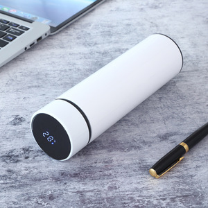 Bình Pha Nước Thông Minh 2022 Bình Giữ Nhiệt Bằng Thép Không Gỉ Bình Chân Không Kỹ Thuật Số Có Màn Hình Hiển Thị Nhiệt Độ LED - Product Image 3