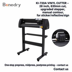 <span class=keywords><strong>KI</strong></span>-720A Vinyl-Schneideplotter 720mm 28 Zoll Vorschub 630mm Schnitt Manueller Konturschnitt Schrittmotor Signmaster für Aufkleber- und Schilderherstellung - Product Image 1