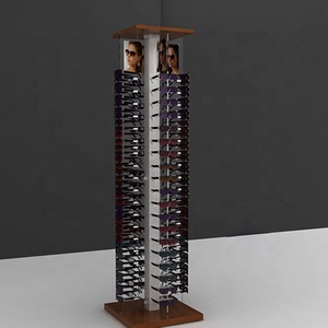 Tầng Thường Vụ Bằng Gỗ Sunglasses Display Rack Đứng, Kính Hiển Thị Kệ - Product Image 1