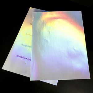 Autocollant en vinyle holographique destructible de haute qualité FX, papier autocollant holographique pour graffiti, feuille de papier coquille d'œuf A4 - Product Image 3