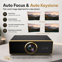 Projecteurs LED LCD personnalisés HY300 4k 1080P Home Cinéma 1600 Lumens ANSI Smart Android APP 5g Wifi Vidéo Beamer TV