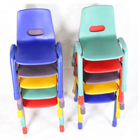 Chaises et tables scolaires en plastique confortables et écologiques en gros